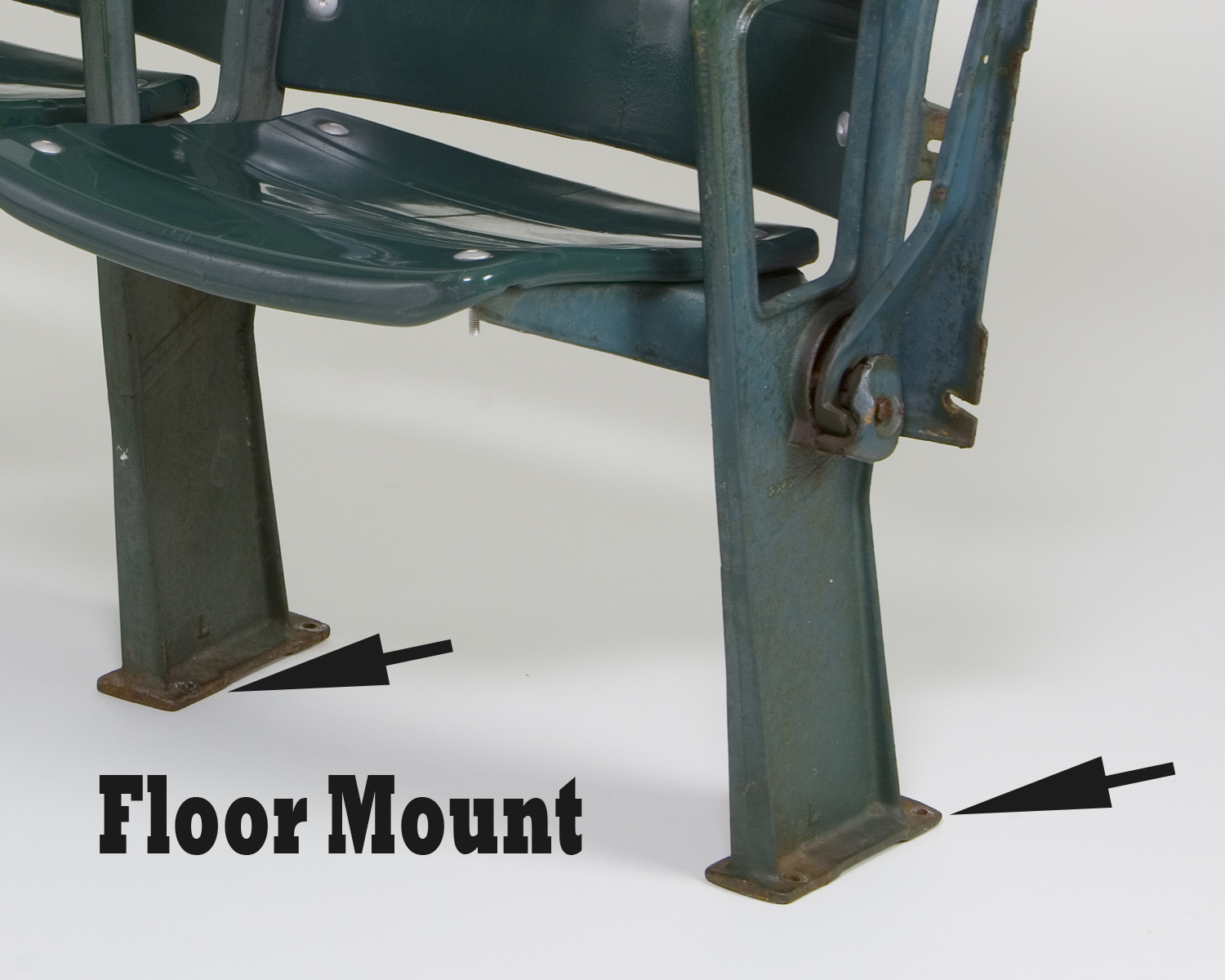 Rockin' Seat Feet™ Stadium Seat Mounting Brackets